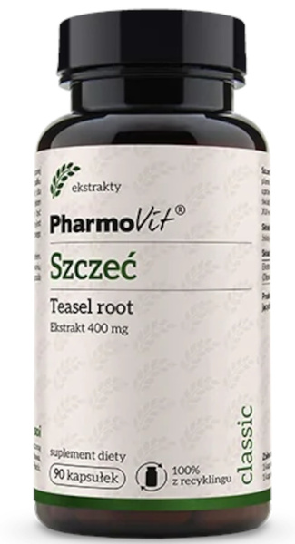 Szczeć pospolita ekstrakt bezglutenowa 90 szt. (400 mg) - Pharmovit
