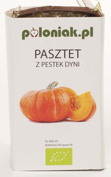 PASZTET WEGAŃSKI Z PESTEK DYNI BIO 160 g - POLONIAK