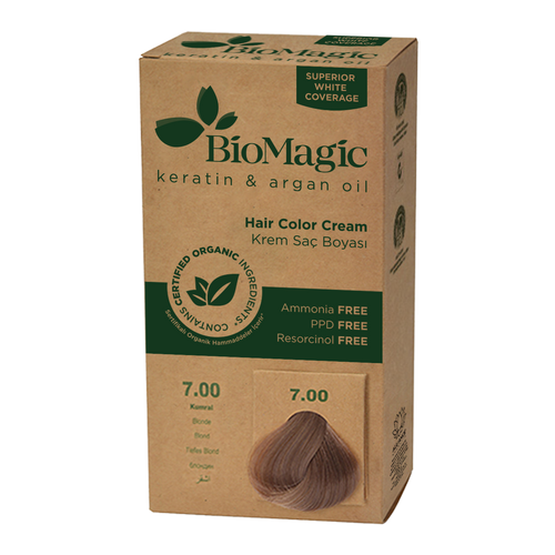 Farba do włosów blond (7.00) 250 g - Biomagic