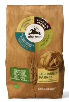 Makaron gniazda tagliatelle z płaskurki 250 g - Alce Nero (EKO)