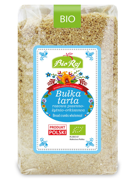 BUŁKA TARTA RAZOWA BIO 500 g - BIO RAJ