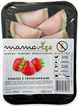 PIEROGI Z TRUSKAWKAMI BEZGLUTENOWE 275 g - MAMA VEGE