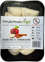 PIEROGI Z JABŁKAMI BEZGLUTENOWE 275 g - MAMA VEGE