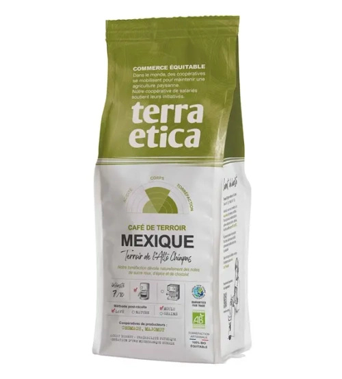 Kawa mielona arabica 100% meksyk fair trade 250 g - Terra Etica (EKO)