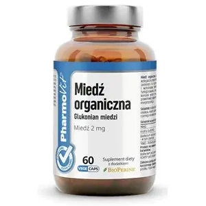 Miedź organiczna bezglutenowa 60 szt. (2 mg) - Pharmovit