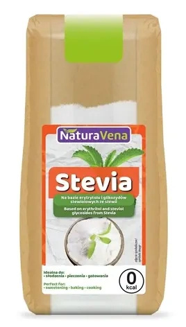 Erytrytol ze stweią stevia 150 g - Naturavena