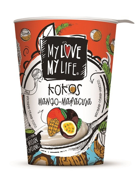 Deser kokosowy mango marakuja bezglutenowy 180 g - My Love My Life (BIO)