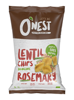 Chipsy z soczewicy z rozmarynem bezglutenowe 75 g - O'Nest (EKO)