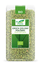 Groch Zielony Połówki 500g - Bio Planet - EKO BIO