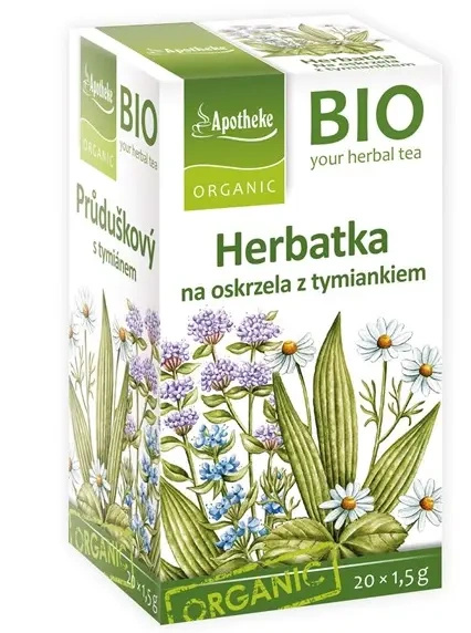 Herbatka na oskrzela z tymiankiem 20 szt. 30 g - Apotheke (EKO)