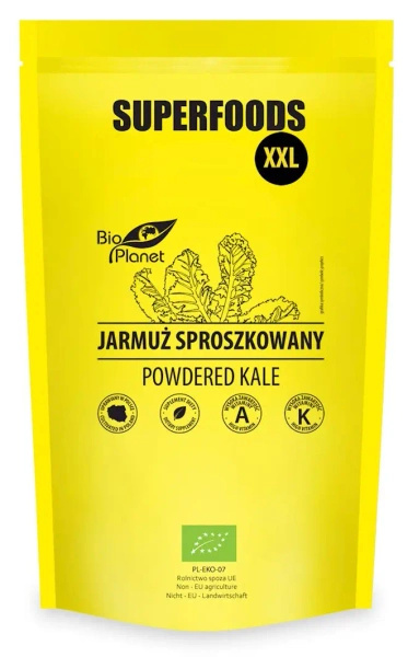 Jarmuż sproszkowany 400 g - Bio Planet (EKO)