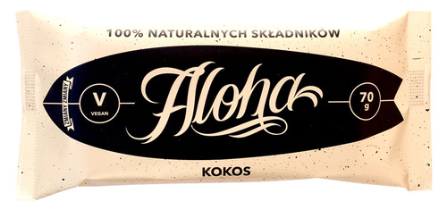 Baton bakaliowy z kokosem aloha bezglutenowy 70 g - Zmiany Zmiany
