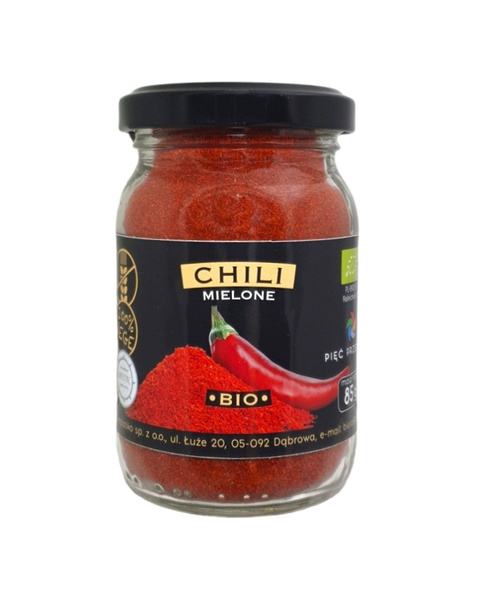 Chili mielone bezglutenowe 85 g - Pięć Przemian (EKO)
