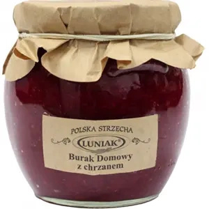 Buraczki domowe z chrzanem 480 g - Luniak