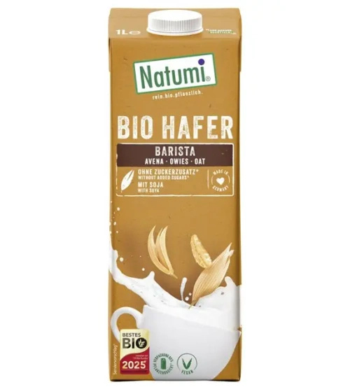 Napój owsiano sojowy barista bez dodatku cukru 12 x 1 l - Natumi (EKO)