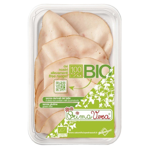 Pierś z indyka gotowana plastry bezglutenowa 70 g - Primavera (BIO)