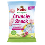 Chrupki kukurydziano owsiane malinowo bananowe bez dodatku cukru bezglutenowe od 10 msc. 30 g - Holle (EKO)