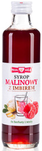 Syrop malinowy z imbirem 250 ml - Polska Róża