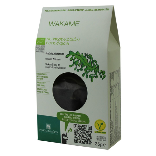 Algi morskie suszone wakame 25 g - Porto Muinos (BIO)