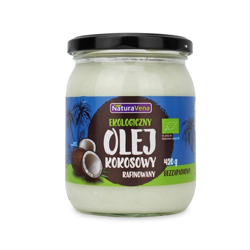 Olej Kokosowy Rafinowany 420g - NaturaVena