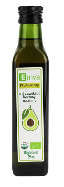 Olej z Awokado Tłoczony Na Zimno 250ml - Emya