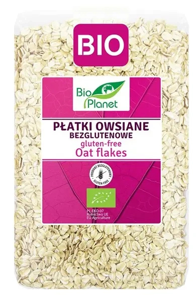 Płatki owsiane bezglutenowe 1 kg - Bio Planet (EKO)