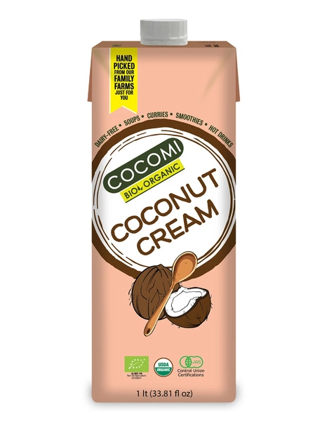 Zagęszczony Produkt Kokosowy Bez Dodatku Cukrów Bio 1 L  -  COCOMI
