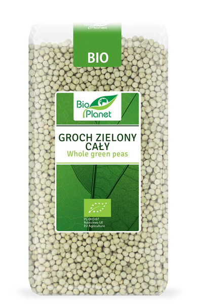 Groch Zielony Cały 500g - Bio Planet - EKO