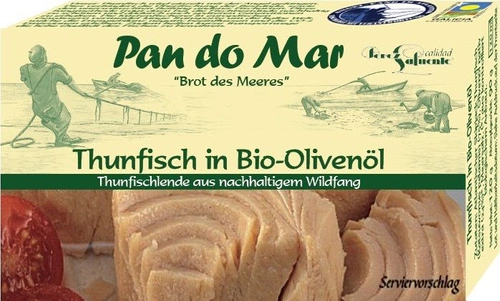 Tuńczyk w BIO Oliwie z Oliwek Extra Virgin 120g - Pan do Mar