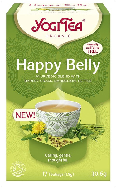 Herbatka lekki brzuch happy belly 17 szt. 30,6 g - Yogi Tea (EKO)