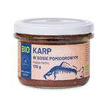 KARP W SOSIE POMIDOROWYM BIO 175 g (SŁOIK) - RYBY Z SERCA NATURY