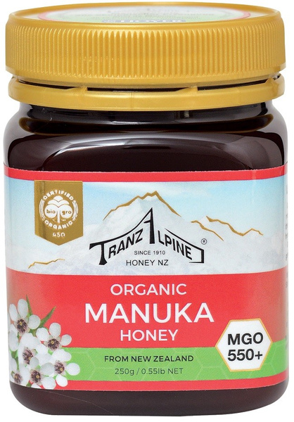 Miód manuka MGO 550+ 250 g - Tranzalpine (EKO)