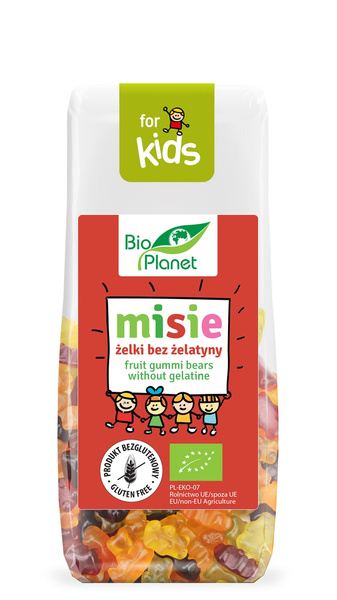 Żelki misie bez żelatyny 100 g - Bio Planet (BIO)