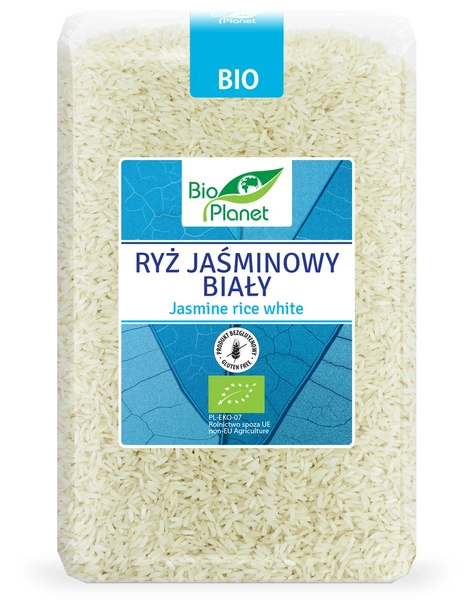 Ryż Jaśminowy Biały Bezglutenowy 2kg - Bio Planet