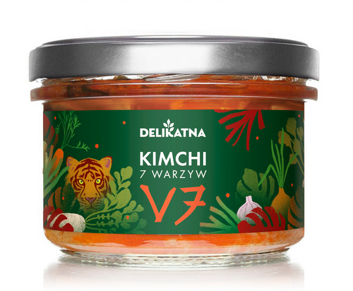 Kimchi 7 warzyw 200 g - Delikatna