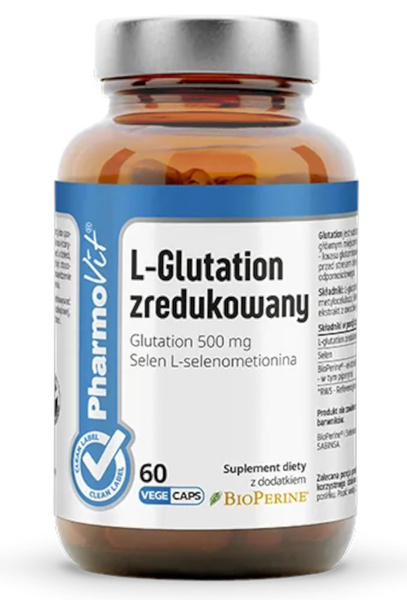 L-glutation bezglutenowy zredukowany 60 szt. - Pharmovit