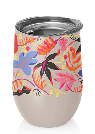 Kubek z pokrywką sekretny ogród 420 ml - Chic-Mic