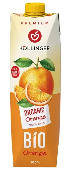 Sok pomarańczowy 1 l - Hollinger (EKO)