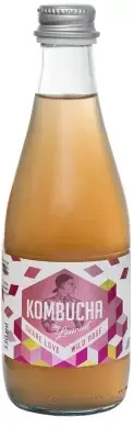 Kombucha z sokiem z dzikiej róży "share love wild rose" 330 ml - Kombucha By Laurent (BIO)