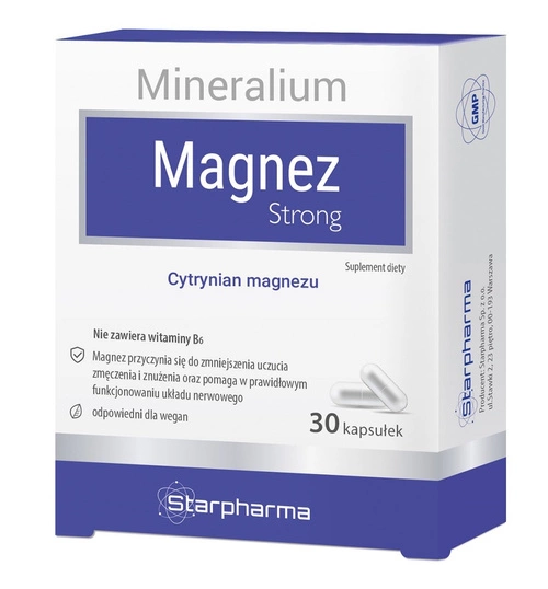 Magnez Strong (100 Mg) 30 Kapsułek - Starpharma