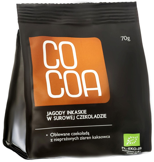 Jagody Inkaskie w Surowej Czekoladzie 70g - COCOA EKO