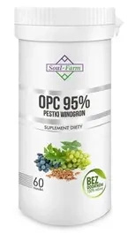 Pestki winogron ekstrakt 95 % opc (450 mg) 60 szt. - Soul Farm