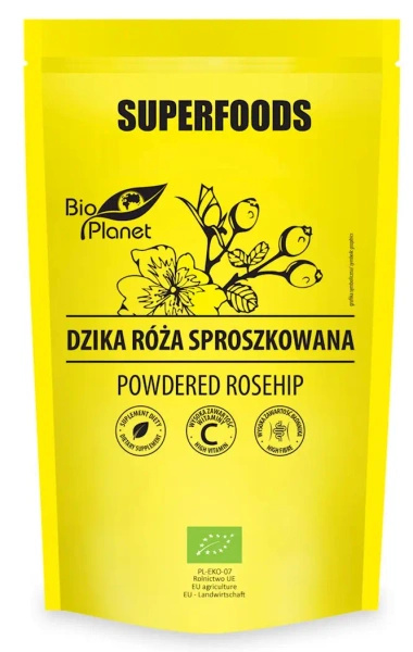 Dzika róża sproszkowana 150 g - Bio Planet (EKO)