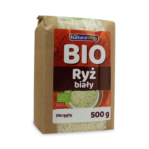 Ryż Biały Okrągły 500g - NaturaVena