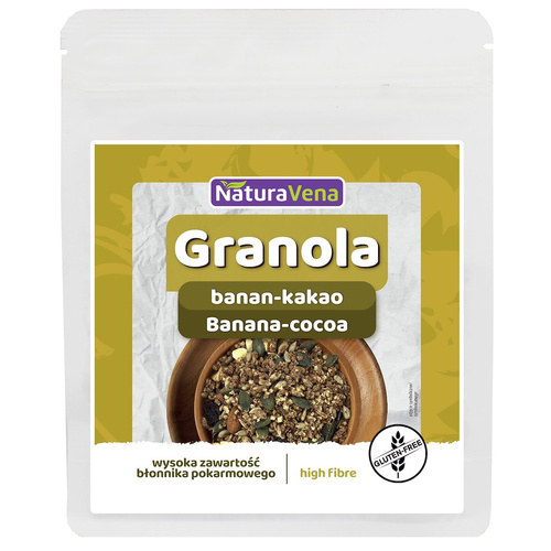 Granola banan kakao bezglutenowa 200 g - Naturavena