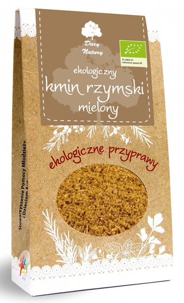 Kmin Rzymski Mielony 30g - Dary Natury