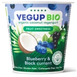 Deser kokosowy jagoda czarna porzeczka bezglutenowy vegangurt 140 g - Vegup Bio (EKO)