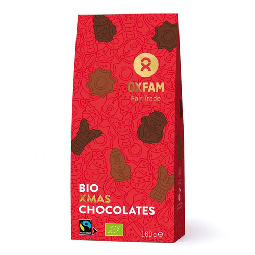 Praliny świąteczne czekoladowe fair trade 160 g - Oxfam (EKO)