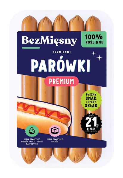Bezmięsne parówki premium 160 g - Bezmięsny