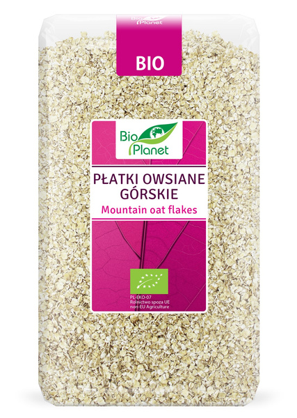 Płatki Owsiane Górskie 600 g - Bio Planet